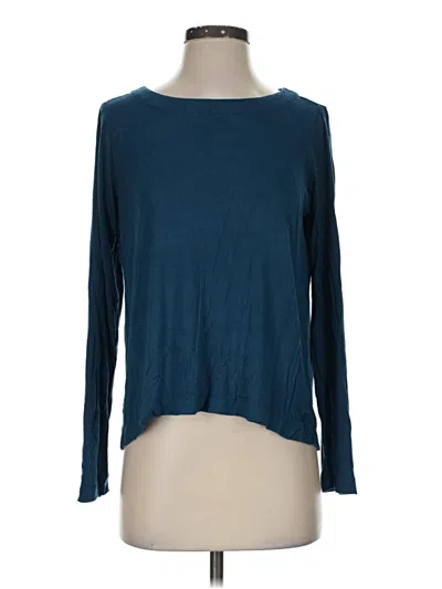 Pre-owned Betabrand Long Sleeve T-shirt In Blue