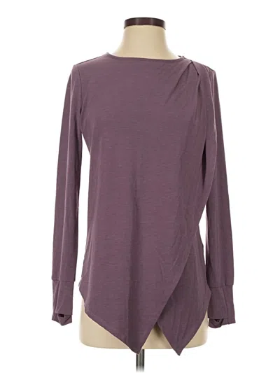 Pre-owned Betabrand Long Sleeve T-shirt In Purple