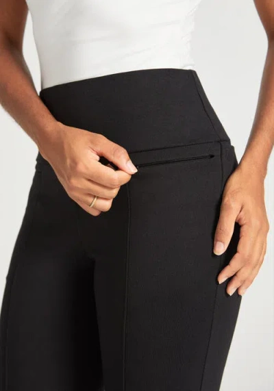 Betabrand Power Down Dpyp Dress Pant Yoga Pant Skinny In Black