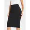 Betabrand Power Down Pencil Skirt | High-waist In Black