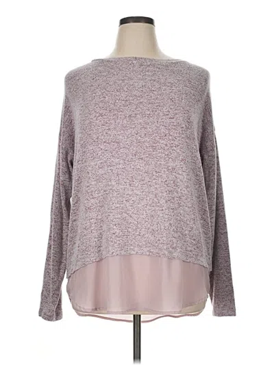 Pre-owned Betabrand Pullover Sweater In Pink