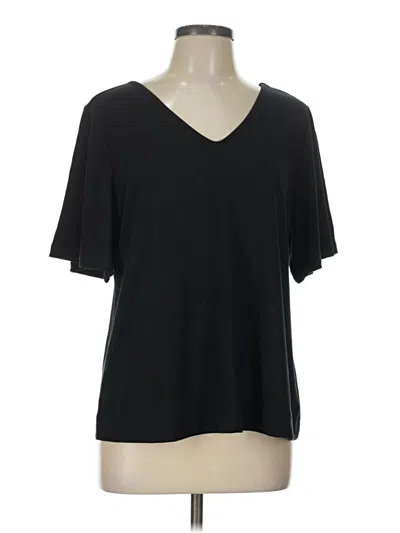 Pre-owned Betabrand Short Sleeve T-shirt In Black