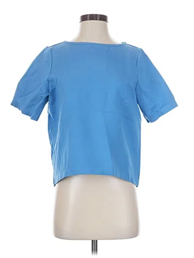 Pre-owned Betabrand Short Sleeve T-shirt In Blue