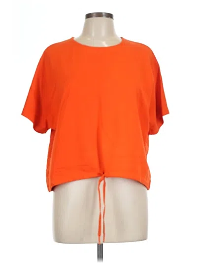 Pre-owned Betabrand Short Sleeve T-shirt In Orange