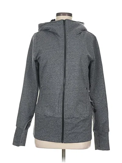 Pre-owned Betabrand Zip Up Hoodie In Gray
