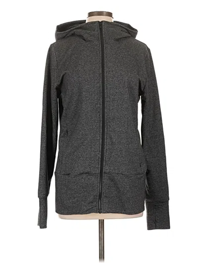 Pre-owned Betabrand Zip Up Hoodie In Gray