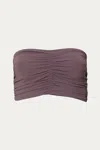 Beth Richards Solid Delrey Top In Illusion In Brown