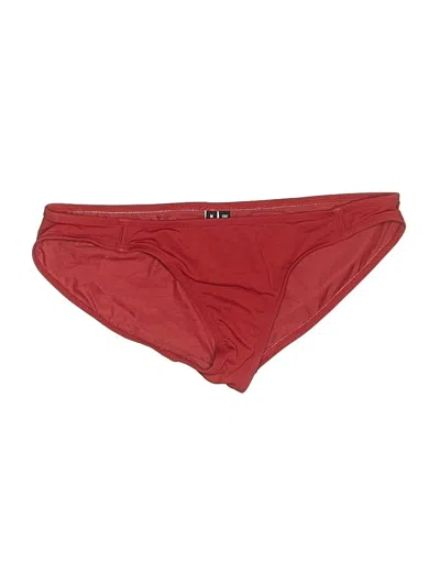Pre-owned Beth Richards Swimsuit Bottoms In Burgundy