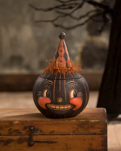 Bethany Lowe Jackie Black-o-ween Halloween Decoration In Black And Orange
