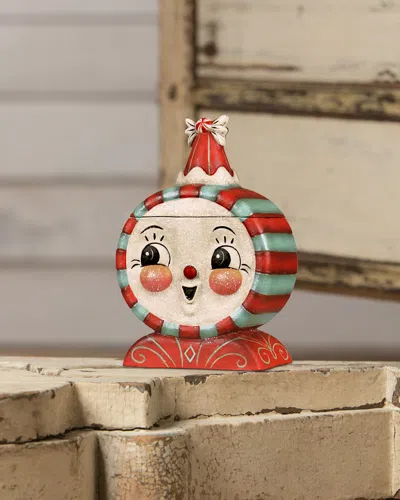Bethany Lowe Laughing Merrymint Candy Box In Multi
