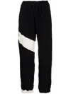 Bethany Williams Fleece-texture Two-tone Trousers