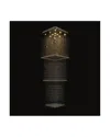 Bethel International 12-light 28in Flushed Chandelier With Hanging Crystal  Beads & Balls