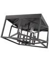 Bethel International 16in Iron Flush Mount