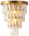 Bethel International 3-light Wall Sconce With Crystal Accents