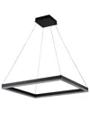 Bethel International 30in Matte Aluminum Led Chandelier
