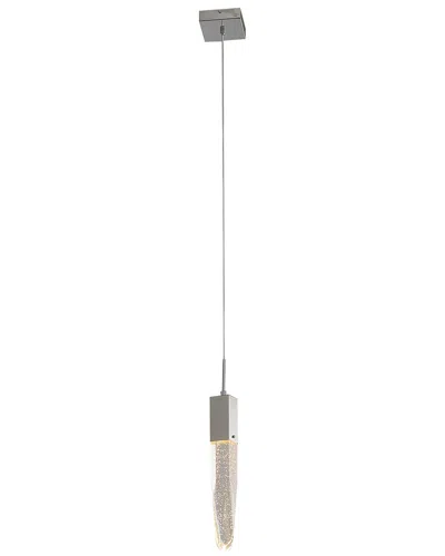 Bethel International Bubble Crystal Pendant Light In Gray