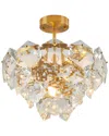 Bethel International Chandelier In Gold
