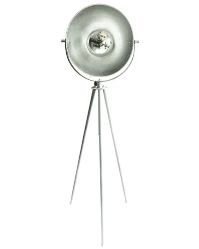 Bethel International Floor Lamp In Silver