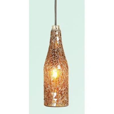 Bethel International Fr Series 1-light Mini Pendant In Amber