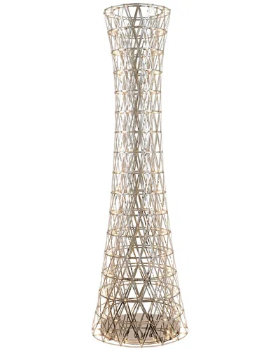 Bethel International Led Floor Lamp In Neutral