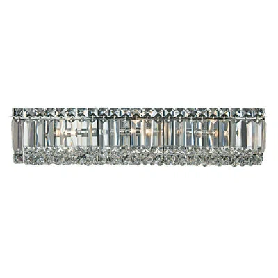 Bethel International Lx Series 3 - Light Kitchen Island Linear Pendant In Chrome