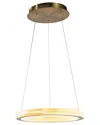 Bethel International Metal Led Chandelier With Acrylic Lens