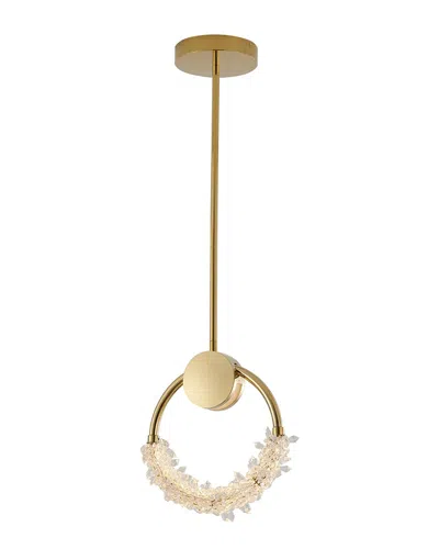 Bethel International Ring Pendant Light In Gold