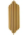 Bethel International Sleek Wall Sconce In Gold