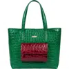 Bethelhelena Everything Gem Shoulder Bag In Emerald-garnet In Multi