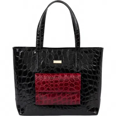 Bethelhelena Everything Gem Shoulder Bag In Onyx-garnet In Black