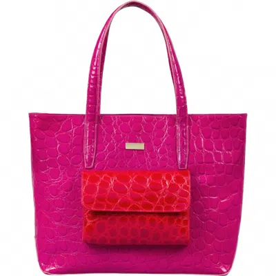 Bethelhelena Everything Gem Shoulder Bag In Pink Saphire-red Saphire