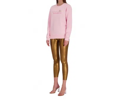 Bethelhelena For Women By Women Sweatshirt In Blush Pink In Rose Gold Text