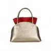 Bethelhelena Handful Of Glam In Antique Gold With Summer Red Pouch In Multi