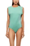Betro Simone Danny Zuko Bodysuit In Kelly Green In Green