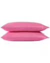 Betsey Johnson Satin Pillowcase Pair, King In Pink