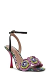 Betsey Johnson Ainsleyy Ankle Strap Sandal In Bright Multi