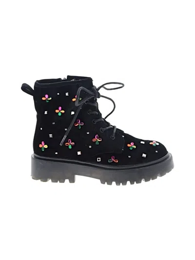 Pre-owned Betsey Johnson Kids' Ankle Boots In Black