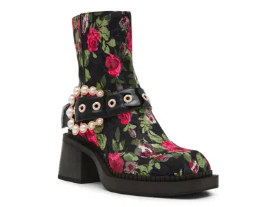 Betsey Johnson Asher Bootie In Animal Print