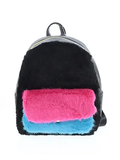 Pre-owned Betsey Johnson Backpack In Black