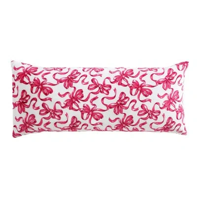 Betsey Johnson Ballet Bows Pink Body Pillow