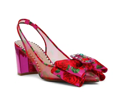 Betsey Johnson Bellah Pump In Red
