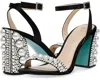 Betsey Johnson Blue By  Lexi Sandals Women's Us 9 Black Pearls Block Heel Zpo1797 In Black