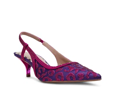 Betsey Johnson Bonney Pump In Purple