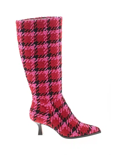 Pre-owned Betsey Johnson Boots In Pink