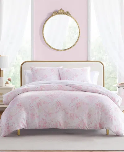 BETSEY JOHNSON BUTTERFLY GARDEN SATIN 2 PIECE DUVET COVER SET, TWIN