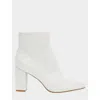 Betsey Johnson Cady Pearl Ankle Boot In Pearl White In Multi