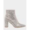 Betsey Johnson Women's Cady Evening Booties Women's Shoes In Silver