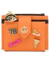 Betsey Johnson Candy Bifold Wallet In Orange