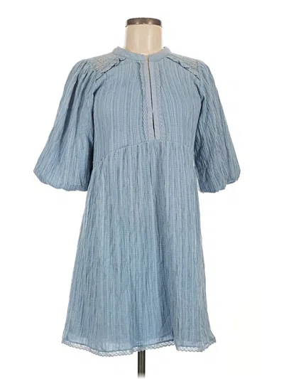 Pre-owned Betsey Johnson Casual Dress In Blue
