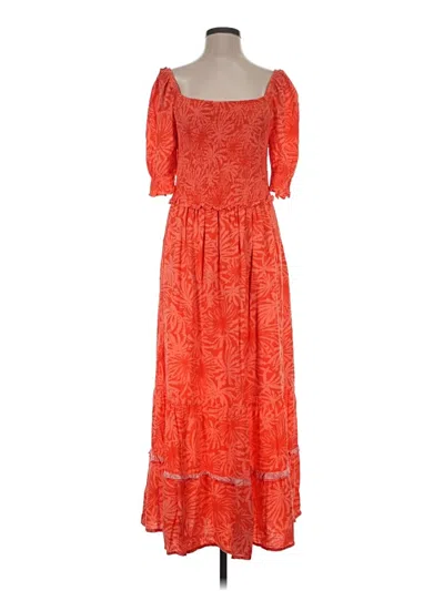 Pre-owned Betsey Johnson Casual Dress In Orange